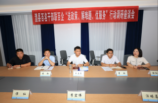 澧縣百名干部聯(lián)百企“送政策、解難題、優(yōu)服務(wù)”行動(dòng)調(diào)研系列座談會(huì)