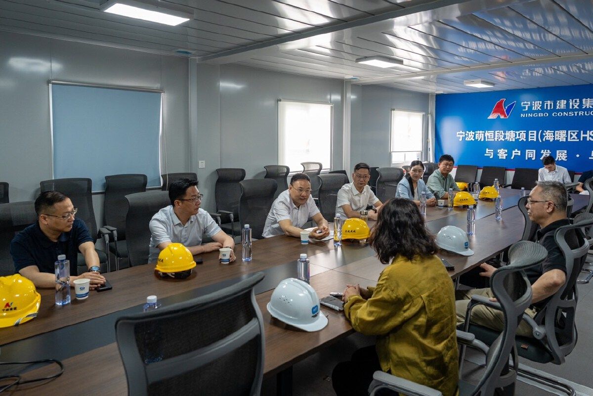 海曙區(qū)委副書記、區(qū)長徐洪濤赴萌恒段塘項目現(xiàn)場走訪調(diào)研